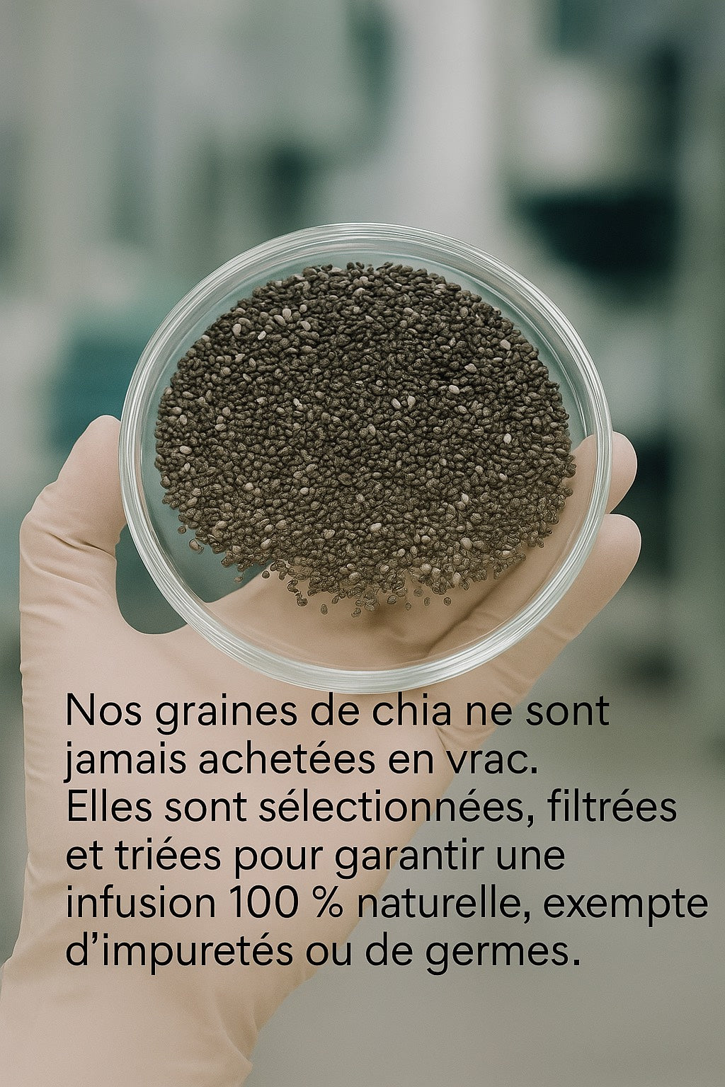Des graines de chia exclusives à nos gammes