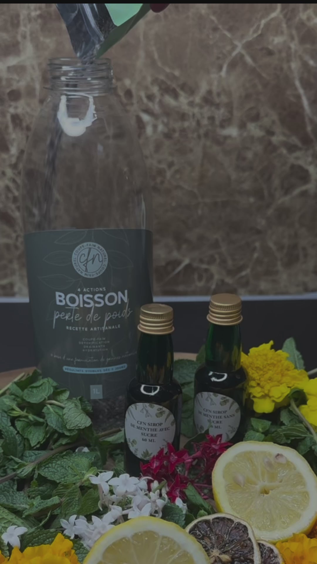 vidéo boisson perte de poids